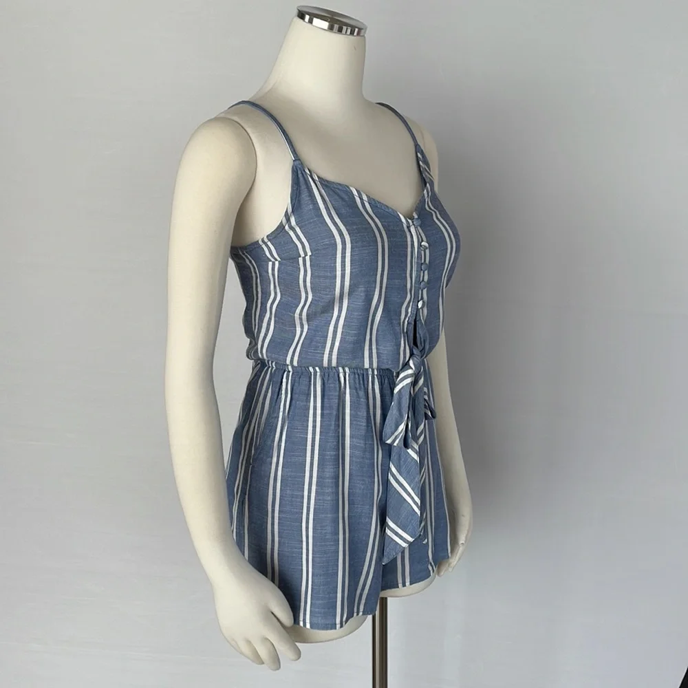 Abercrombie Romper Size Small Blue/White Stripe - Picture 6 of 10